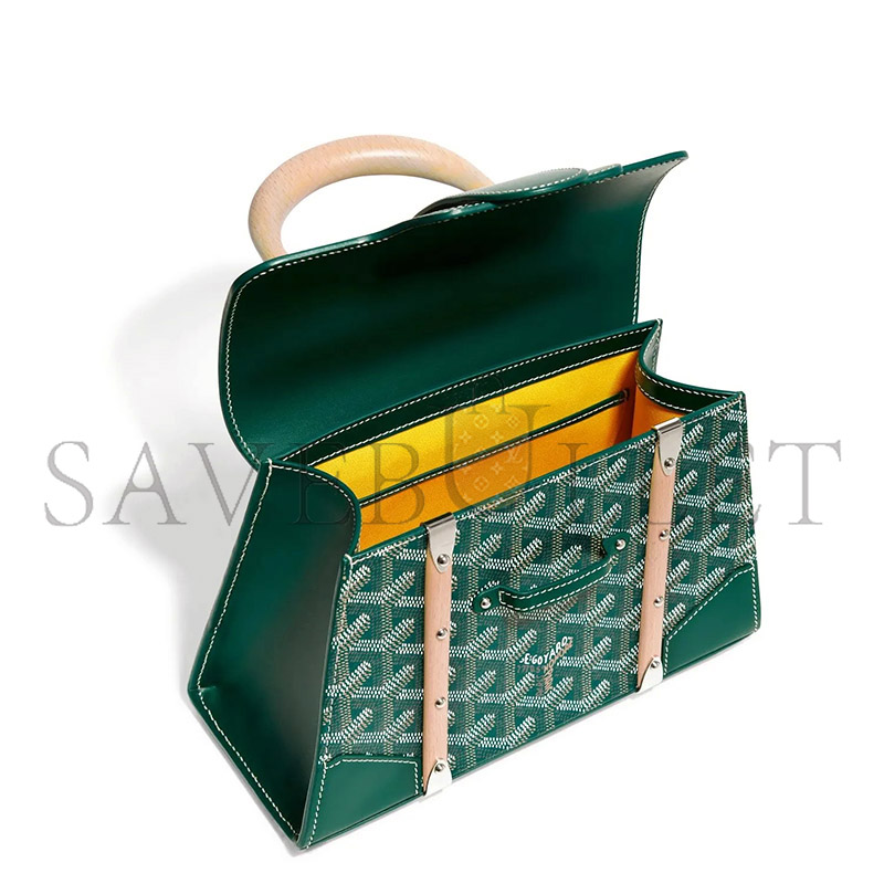 GOYARD SAÏGON STRUCTURÉ MINI BAG SAIGR2MINTY09CL09P (20*15*7.5cm) GOYARD SAÏGON STRUCTURÉ MINI BAG SAIGR2MINTY09CL09P (20*15*7.5cm)